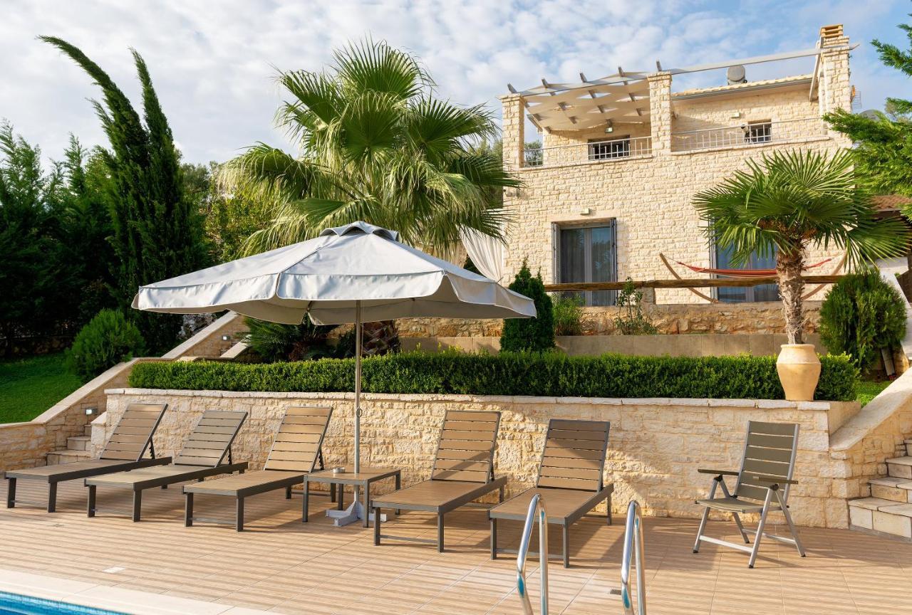 Ionian Diamond Villas Mikros Gialos Ngoại thất bức ảnh